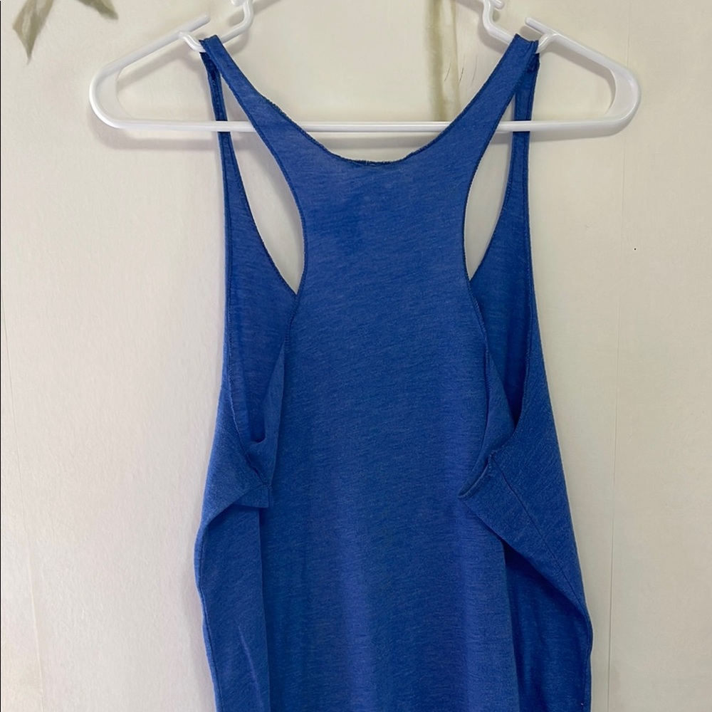 Disney just Let it Go Blue Graphic Tank Top - Picture 7 of 7